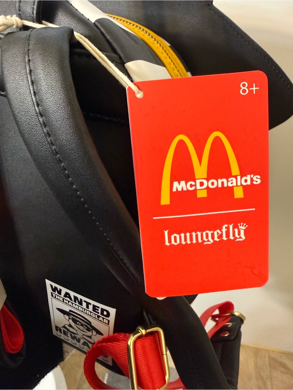 Loungefly x McDonald's Hamburglar Character Mini Backpack NWT - Picture 11 of 11